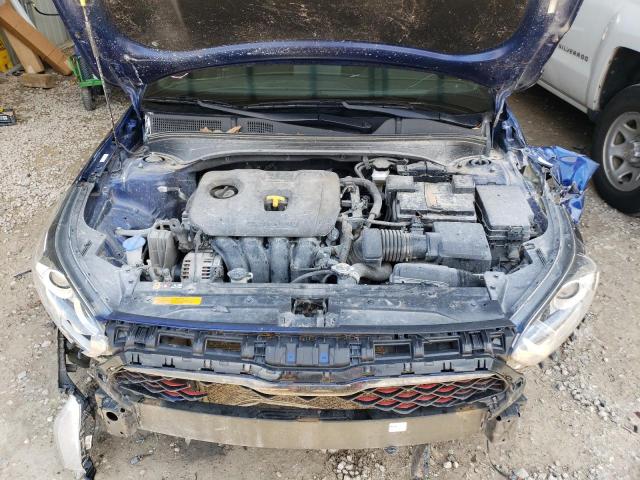 3KPF34AD4ME387403 - 2021 KIA FORTE GT LINE BLUE photo 11