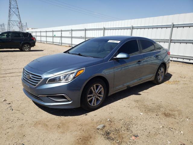 5NPE24AF2GH325577 - 2016 HYUNDAI SONATA SE BLUE photo 1