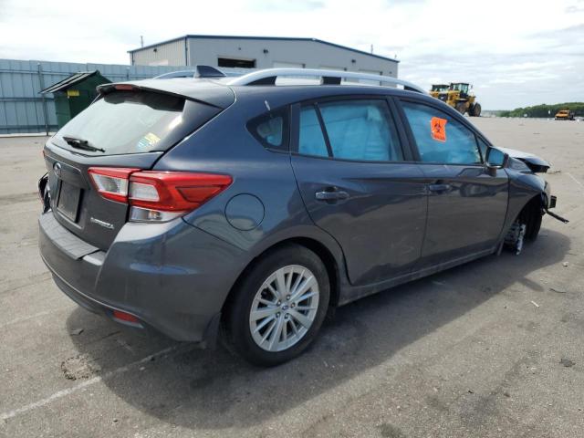 4S3GTAB66J3748832 - 2018 SUBARU IMPREZA PREMIUM GRAY photo 3