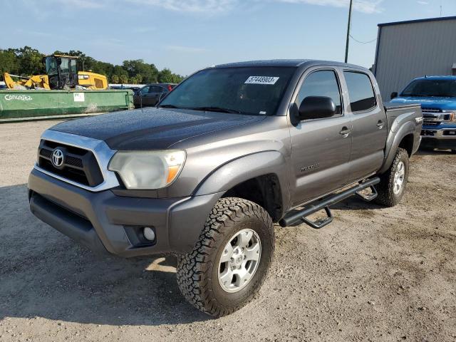 5TFJU4GN1DX048542 - 2013 TOYOTA TACOMA DOUBLE CAB PRERUNNER GRAY photo 1