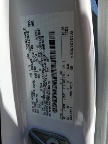 1FMCU0GD8JUB46176 - 2018 FORD ESCAPE SE თეთრი ფოტო 13