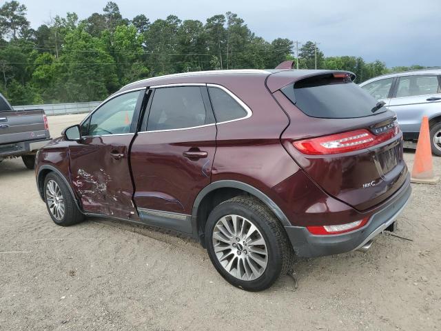 5LMCJ3C92HUL04966 - 2017 LINCOLN MKC RESERVE ბურგუნდია ფოტო 2