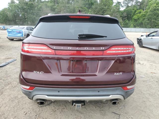 5LMCJ3C92HUL04966 - 2017 LINCOLN MKC RESERVE ბურგუნდია ფოტო 6