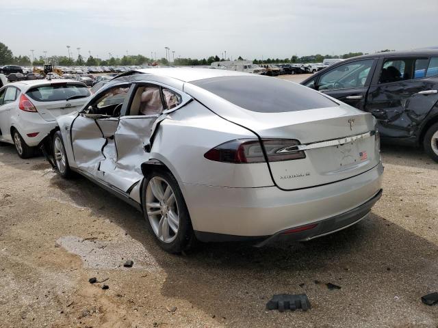5YJSA1BG7DFP11191 - 2013 TESLA MODEL S Արծաթագույն լուսանկար 2