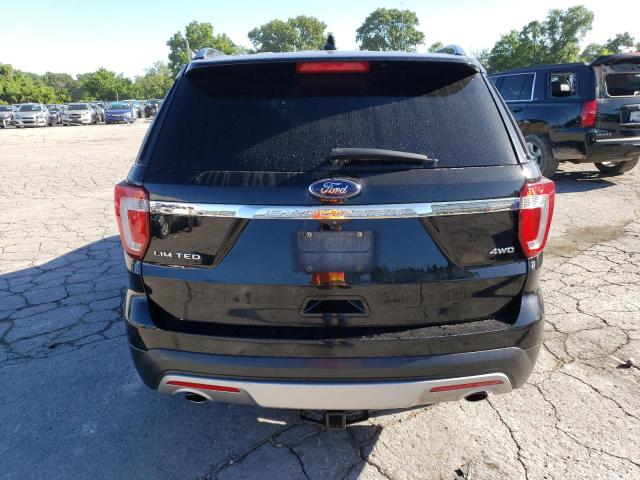 1FM5K8F88HGC93883 - 2017 FORD EXPLORER LIMITED BLACK photo 6