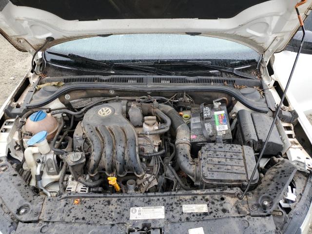 3VW2K7AJ1CM397588 - 2012 VOLKSWAGEN JETTA BASE 白色 照片 11