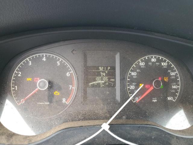 3VW2K7AJ1CM397588 - 2012 VOLKSWAGEN JETTA BASE 白色 照片 9