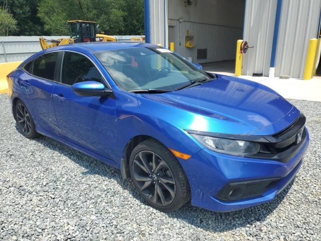 2HGFC2F89KH566538 - 2019 HONDA CIVIC SPORT 蓝色 照片 4