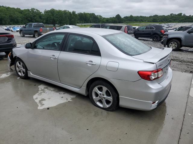 5YFBU4EE2CP042866 - 2012 TOYOTA COROLLA BASE Silber Foto 2