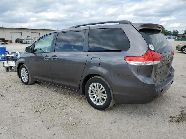 5TDYK3DCXES421702 - 2014 TOYOTA SIENNA XLE GRAY photo 2