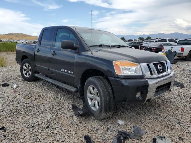 1N6BA0EJ4AN300097 - 2010 NISSAN TITAN XE GRAY photo 4