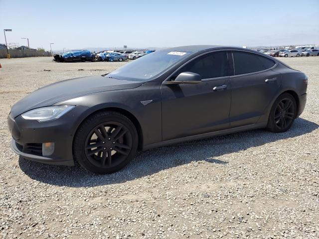 5YJSA1E14FF117457 - 2015 TESLA MODEL S CHARCOAL photo 1