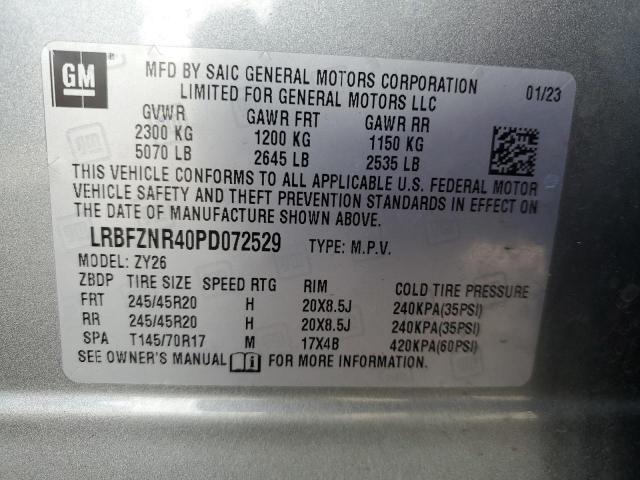 LRBFZNR40PD072529 - 2023 BUICK ENVISION ESSENCE Արծաթագույն լուսանկար 13