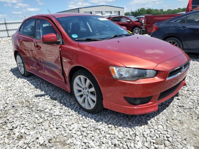 JA32X8HW7AU021433 - 2010 MITSUBISHI LANCER GTS RED photo 4