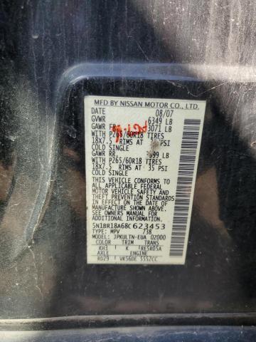 5N1BR18A68C623453 - 2008 NISSAN PATHFINDER LE 黑色 照片 13