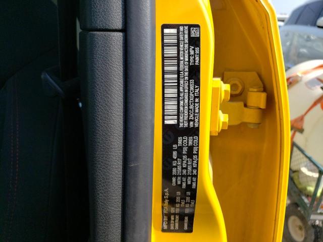 ZACCJBCTXGPC96533 - 2016 JEEP RENEGADE TRAILHAWK YELLOW photo 13