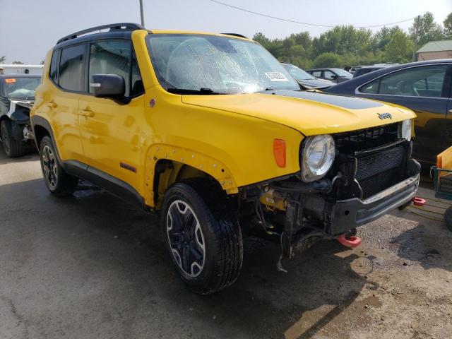 ZACCJBCTXGPC96533 - 2016 JEEP RENEGADE TRAILHAWK YELLOW photo 4