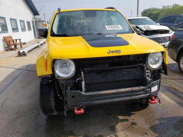 ZACCJBCTXGPC96533 - 2016 JEEP RENEGADE TRAILHAWK YELLOW photo 5