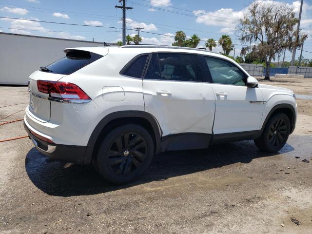 1V2JE2CA4NC213852 - 2022 VOLKSWAGEN ATLAS CROS SE Белый фото 3