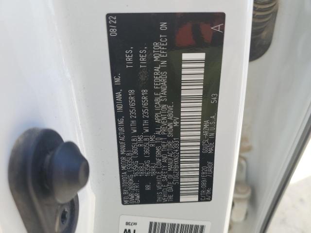 5TDGZRBHXNS243931 - 2022 TOYOTA HIGHLANDER XLE GRAY photo 13