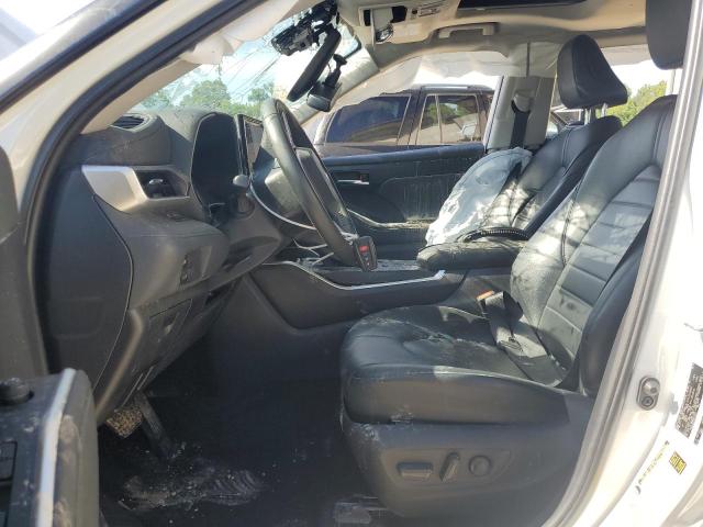 5TDGZRBHXNS243931 - 2022 TOYOTA HIGHLANDER XLE GRAY photo 7