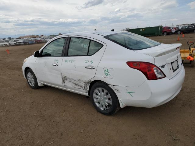 3N1CN7AP0DL869664 - 2013 NISSAN VERSA S WHITE photo 2