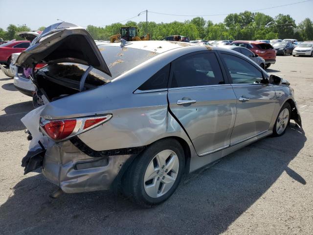 KMHEC4A47BA005744 - 2011 HYUNDAI SONATA HYBRID GRAY photo 3