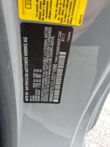 WMWXP5C52J2D71696 - 2018 MINI COOPER Grau Foto 12