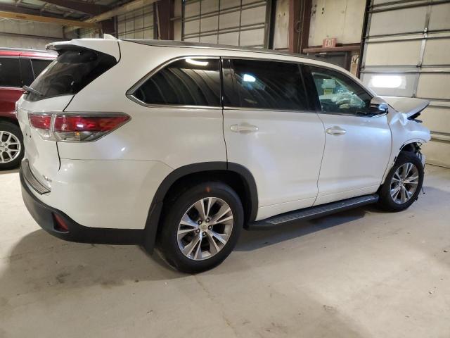 5TDJKRFH9ES057012 - 2014 TOYOTA HIGHLANDER XLE თეთრი ფოტო 3