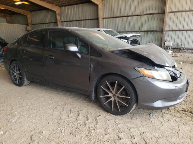 2HGFB2F50CH603860 - 2012 HONDA CIVIC LX GRAY photo 4