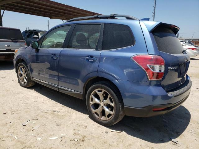 JF2SJAVCXGH432851 - 2016 SUBARU FORESTER 2.5I TOURING BLUE photo 2