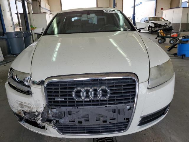 WAUDH74F26N135426 - 2006 AUDI A6 3.2 QUATTRO WHITE photo 5