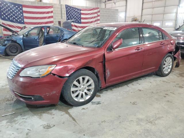 1C3CCBBGXDN608051 - 2013 CHRYSLER 200 TOURING RED photo 1