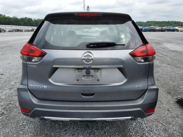 KNMAT2MV2HP508129 - 2017 NISSAN ROGUE S GRAY photo 6