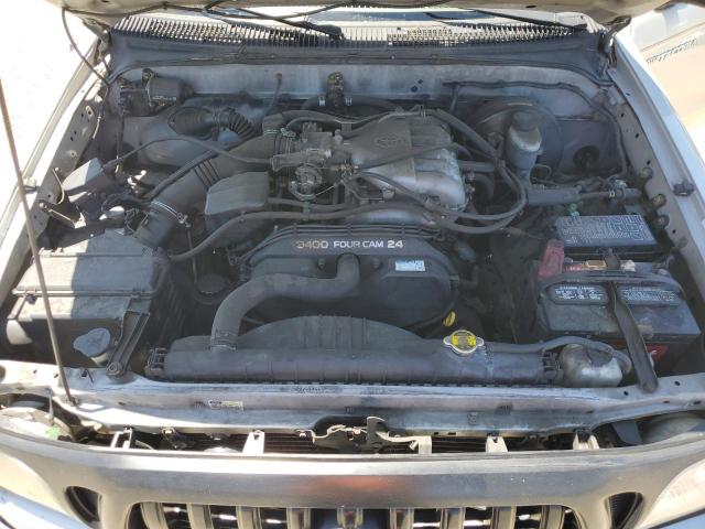 5TEGN92N52Z107318 - 2002 TOYOTA TACOMA DOUBLE CAB PRERUNNER SILVER photo 11