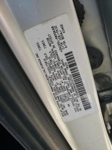 5TEGN92N52Z107318 - 2002 TOYOTA TACOMA DOUBLE CAB PRERUNNER SILVER photo 12