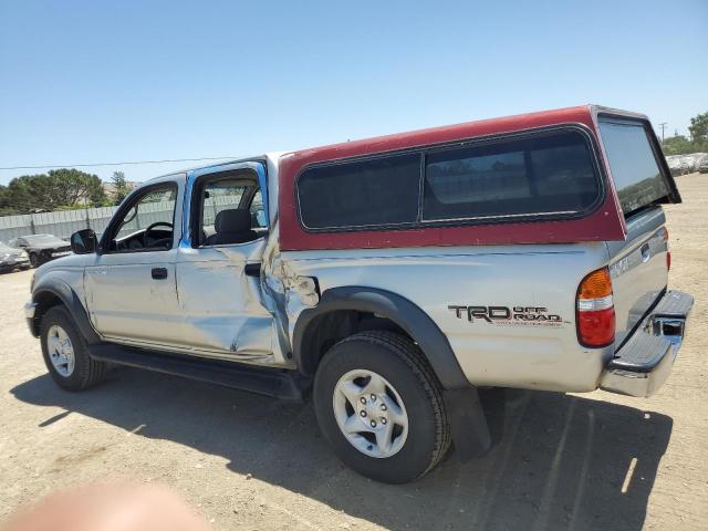 5TEGN92N52Z107318 - 2002 TOYOTA TACOMA DOUBLE CAB PRERUNNER SILVER photo 2