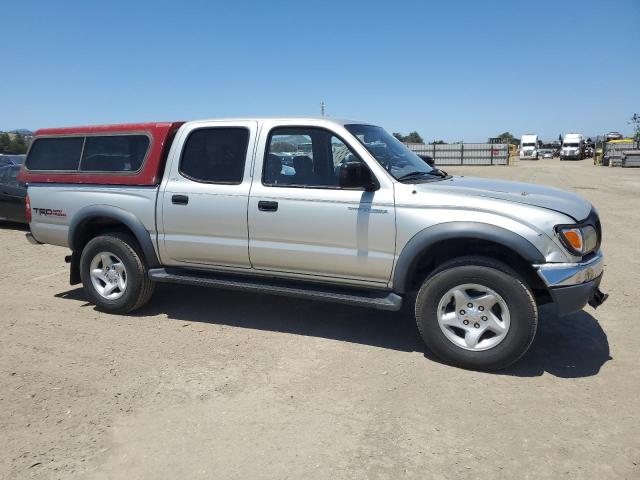 5TEGN92N52Z107318 - 2002 TOYOTA TACOMA DOUBLE CAB PRERUNNER SILVER photo 4
