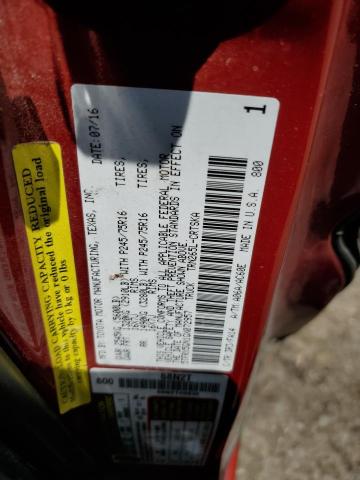 5TFRX5GN1GX072957 - 2016 TOYOTA TACOMA ACCESS CAB წითელი ფოტო 12