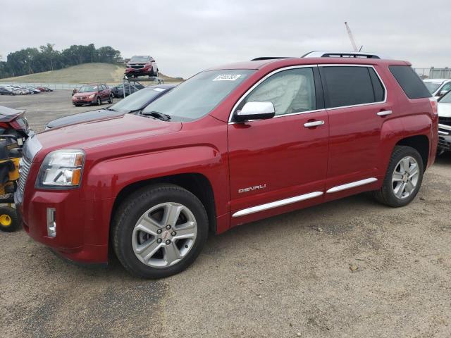 2GKFLZEK8F6195396 - 2015 GMC TERRAIN DENALI RED photo 1