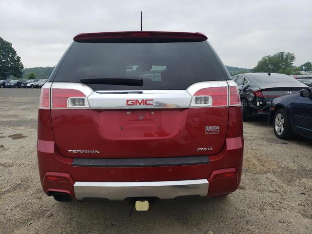 2GKFLZEK8F6195396 - 2015 GMC TERRAIN DENALI RED photo 6