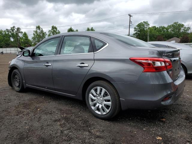 3N1AB7APXKY389132 - 2019 NISSAN SENTRA S GRAY photo 2