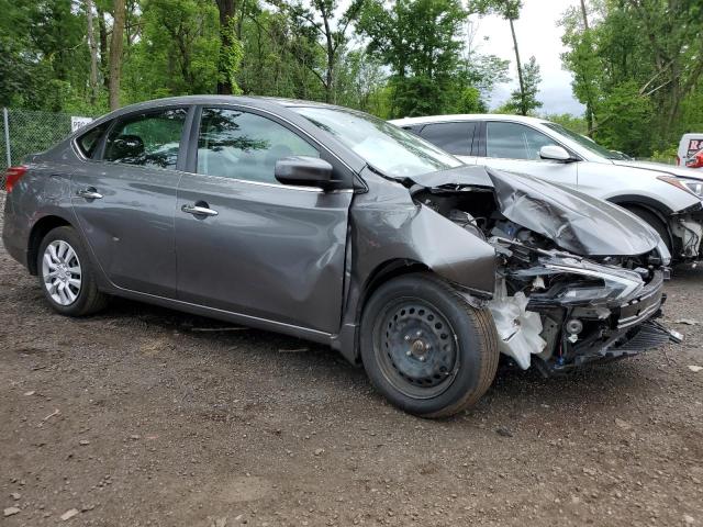 3N1AB7APXKY389132 - 2019 NISSAN SENTRA S GRAY photo 4
