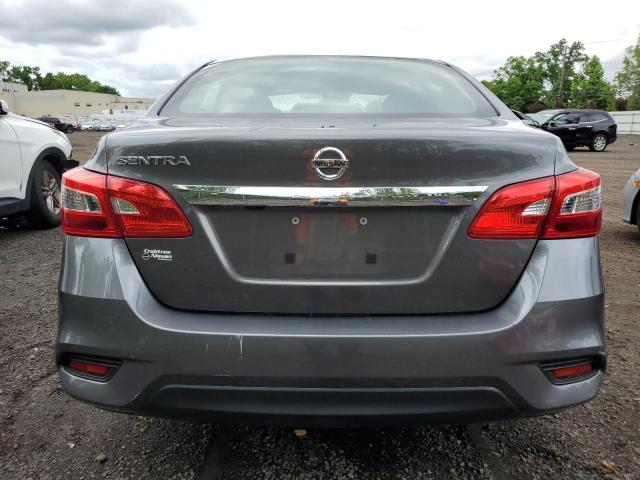 3N1AB7APXKY389132 - 2019 NISSAN SENTRA S GRAY photo 6