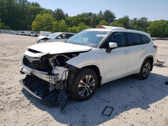 5TDHZRBH6LS514789 - 2020 TOYOTA HIGHLANDER XLE WHITE photo 1