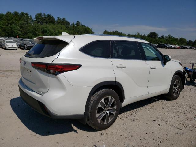 5TDHZRBH6LS514789 - 2020 TOYOTA HIGHLANDER XLE WHITE photo 3