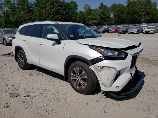 5TDHZRBH6LS514789 - 2020 TOYOTA HIGHLANDER XLE WHITE photo 4
