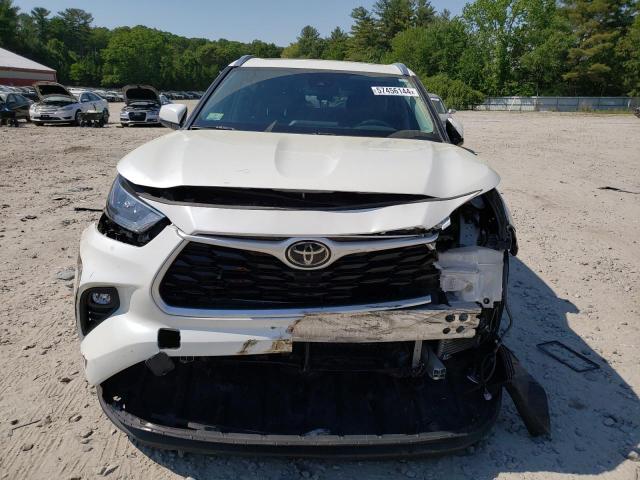 5TDHZRBH6LS514789 - 2020 TOYOTA HIGHLANDER XLE WHITE photo 5