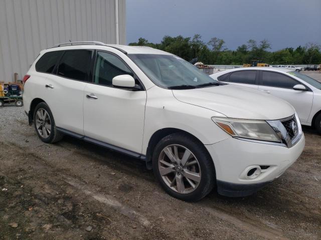 5N1AR2MM3EC713317 - 2014 NISSAN PATHFINDER S WHITE photo 4
