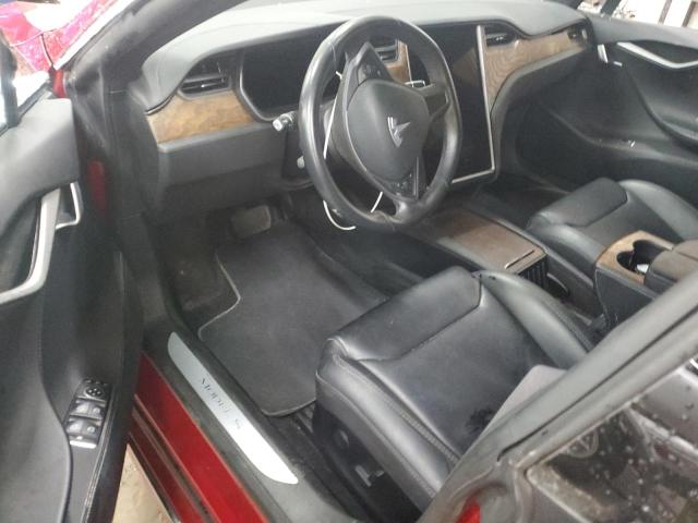 5YJSA1E29JF295592 - 2018 TESLA MODEL S RED photo 8